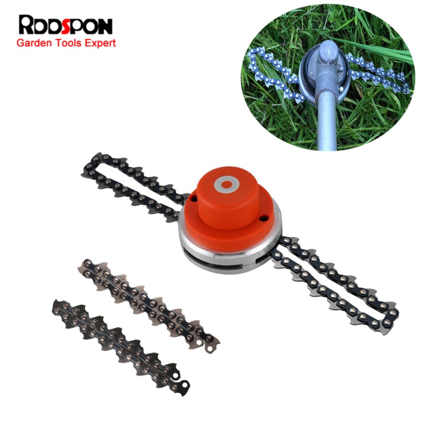 Picture of: Universal Trimmer Head Chain Brushcutter Garden Grass Trimmer with  Thickening Chain for Lawn Mower Garden Tools Part